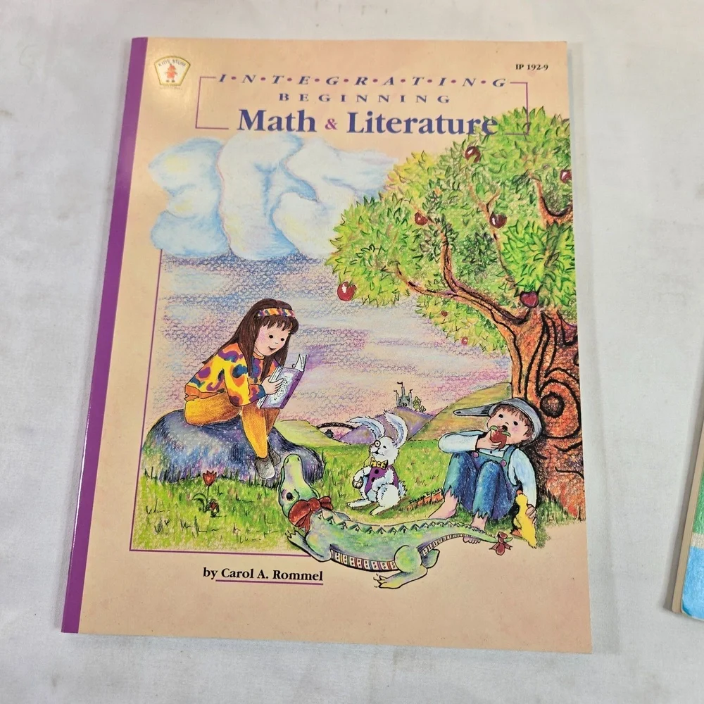 Kids' Stuff Math 4 Workbooks Teacher's Materials Bulletin Board Homeschool 1990
